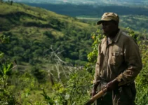 Corte de maleza con machete en República Dominicana