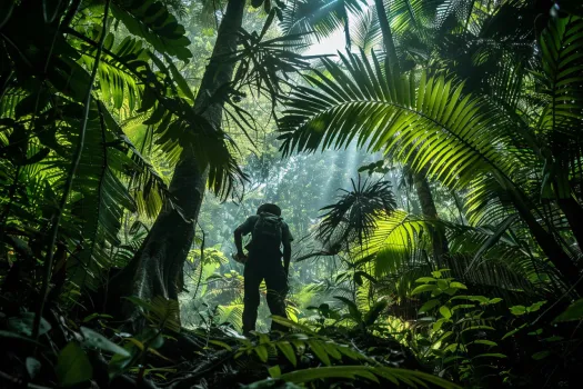 como cortar un arbol con machete