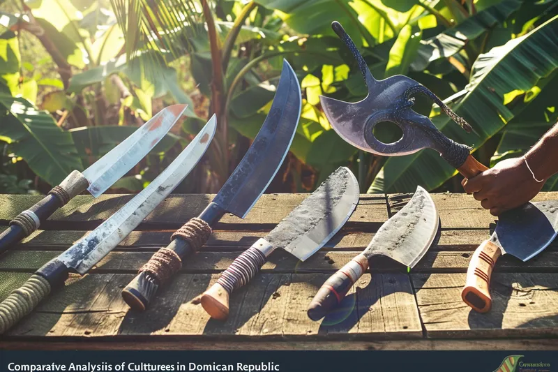 Comparativa machetes de diferentes culturas y sus usos en la agricultura