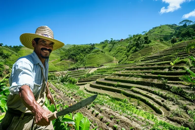 El Machete y su Rol en la Agricultura de Terrazas