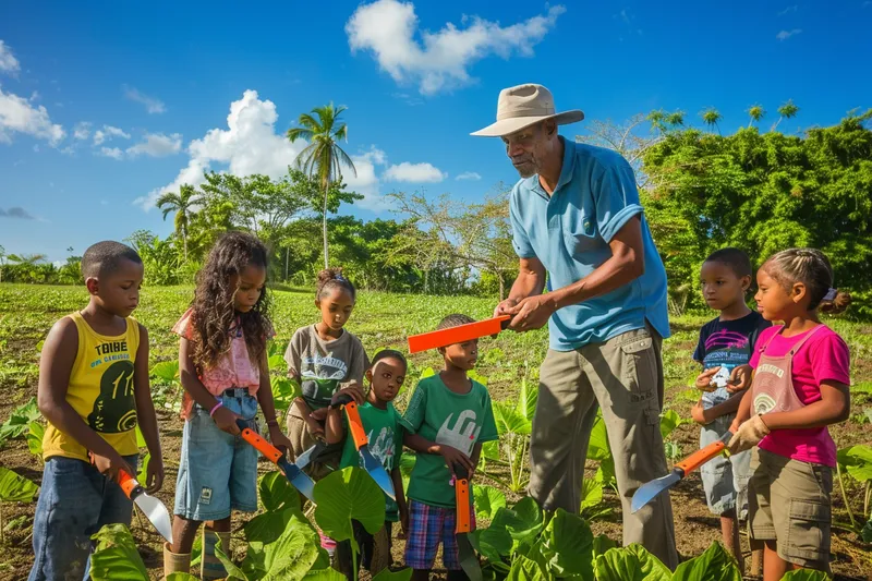 Machetes para ninos y jovenes educacion y seguridad en la agricultura