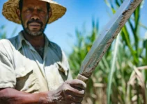 Mejora la productividad agrícola usando un machete bien afilado