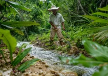 Uso del machete en la limpieza y conservación de senderos acuáticos, técnicas y consejos