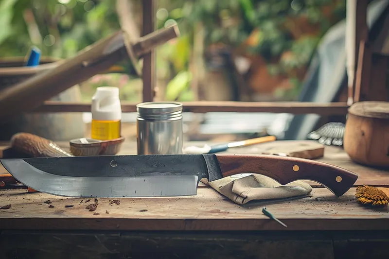 conservación de machetes, tratamientos y recubrimientos protectores para su durabilidad