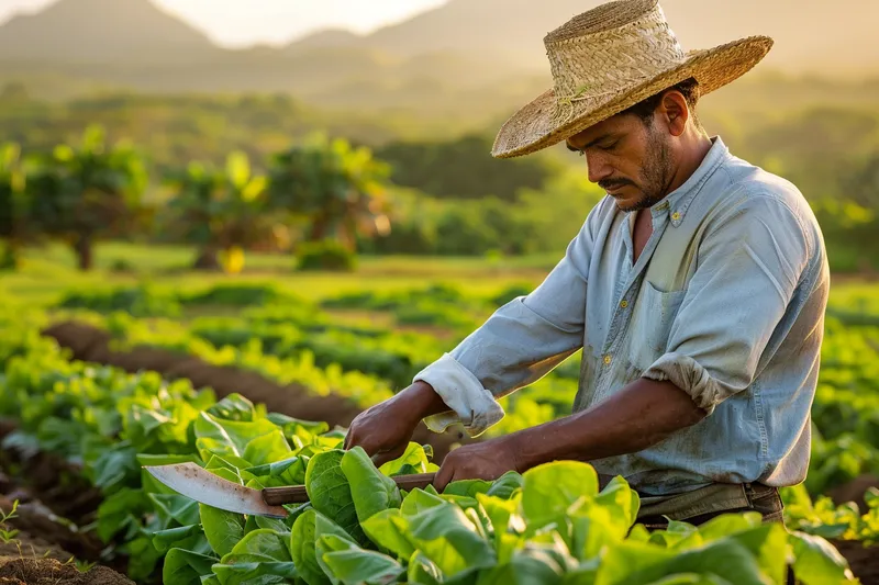 Conservacion de la Tradicion El Machete en la Agricultura Organica