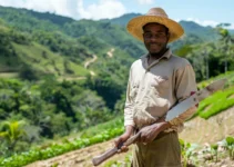 El machete en la agricultura de montaña, herramienta indispensable para el campesino