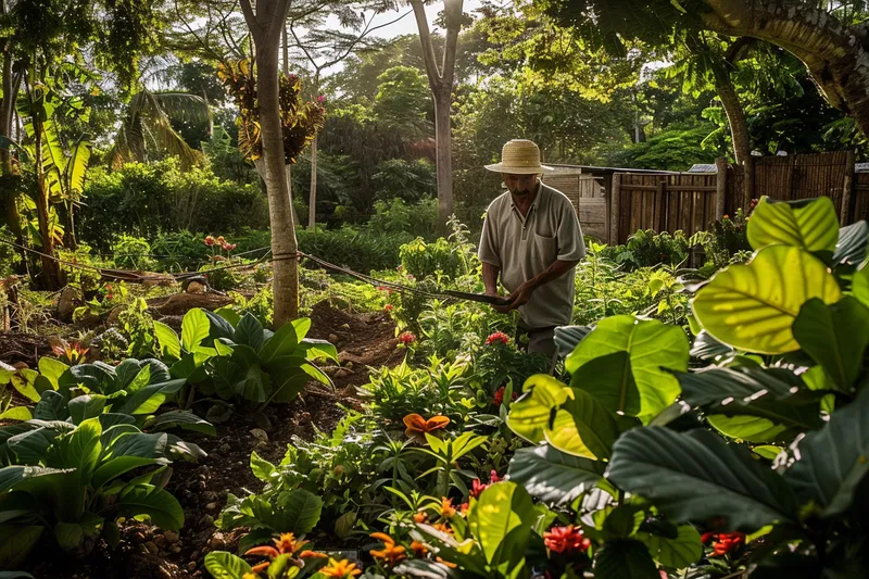 Formas Creativas de Usar el Machete en Pequenas Huertas y Jardines