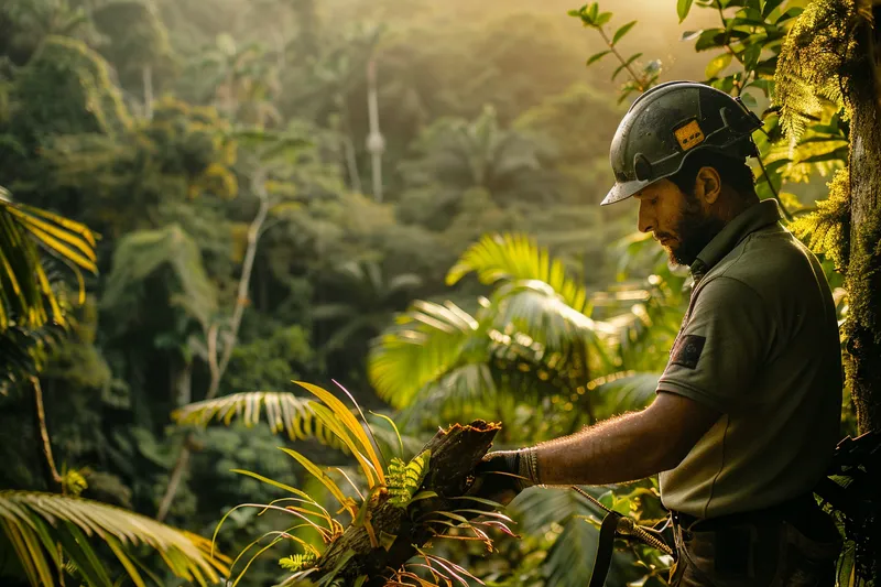 Seleccion de Especies Arboreas con Machete para la Silvicultura Sostenible